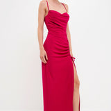 Cowl Neck Maxi Dress