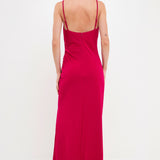 Cowl Neck Maxi Dress