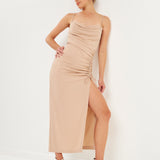 Cowl Neck Maxi Dress