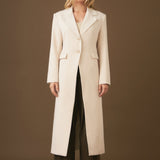 Front Slit Long Jacket