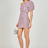 Premium One-Shoulder Sequin Mini Dress