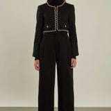 Premium Cropped Tweed Jacket