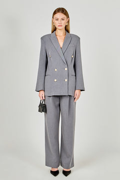 Double Breasted Suit Blazer
