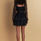 Premium Cut-out Lace Mini Dress
