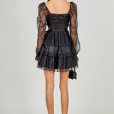 Premium Cut-out Lace Mini Dress