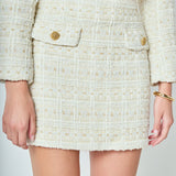 Premium Tweed Mini Skirt