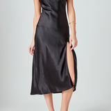 Midi Satin Slip Dress