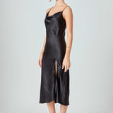 Midi Satin Slip Dress