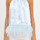 Feather Trim Top