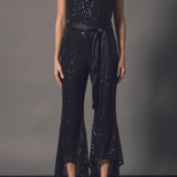 Sequin Spaghetti Strap Jumpsuit