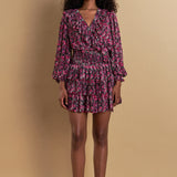 Chiffon Floral Printed Mini Skirt