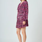 Chiffon Floral Printed Mini Skirt