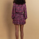 Chiffon Floral Printed Mini Skirt