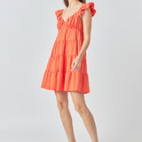 Tiered Mini Dress - Final Sale