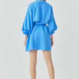 Belted Mini Shirt Dress