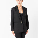 Tweed Single Breast Blazer