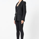 Tweed Single Breast Blazer