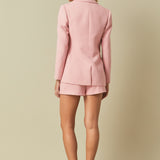 Tweed Single Breast Blazer