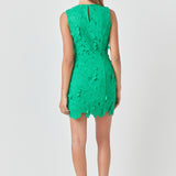 Floral Embroidered Mini Dress - Final Sale