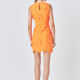 Floral Embroidered Mini Dress - Final Sale