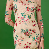 Floral Embroidered Dress