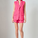 Oversize Vest Blazer