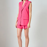Oversize Vest Blazer