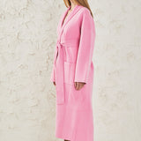 Shawl Collar Oversize Long Cardigan