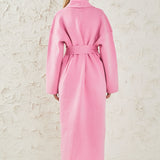 Shawl Collar Oversize Long Cardigan