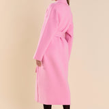 Shawl Collar Oversize Long Cardigan