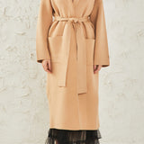 Shawl Collar Oversize Long Cardigan