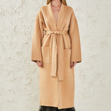 Shawl Collar Oversize Long Cardigan