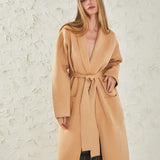 Shawl Collar Oversize Long Cardigan