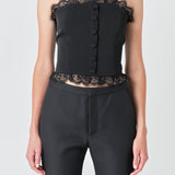 Peekaboo Laced Corset Top