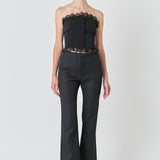 Peekaboo Laced Corset Top