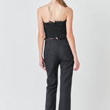 Peekaboo Laced Corset Top