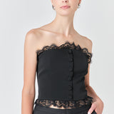 Peekaboo Laced Corset Top