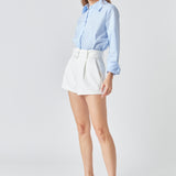 Belted Mini Shorts