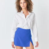 Slit Detail Skort