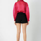 Organza Blouse Top