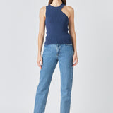 Cutout Knit Top