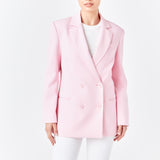 Double Breast Basic Blazer - Final Sale