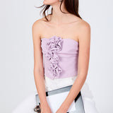 Strapless Rose Top