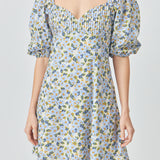 Pintuck Mini Dress