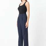 Pleated High Waist Trousers