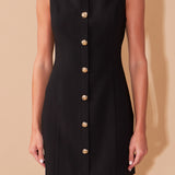 Organza Back Tie Dress