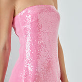 Courtney Strapless Sequins Maxi Dress