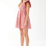 Blouson Shoulder Mini Dress