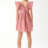 Blouson Shoulder Mini Dress