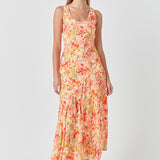 Floral Print Slip Dress